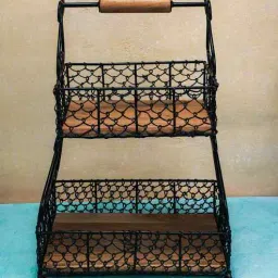 Vintage Charm Multipurpose Storage Basket-image-47