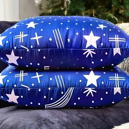 liponos LUXURY Polyester Fibre Abstract Sleeping Pillow Pack of 2-picture-34