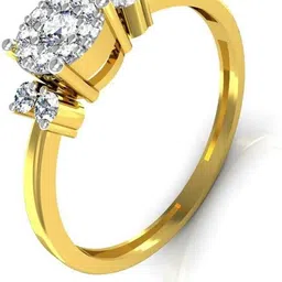 avsar Bengal 18kt Diamond Yellow Gold ring-image-77