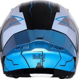 steelbird air Sba-20 ISS 09 Flip Up Glossy Finish Large Size 600mm Motorbike Helmet image 5
