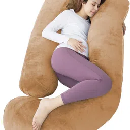 onenonly Microfibre Solid Pregnancy Pillow Pack of 1-picture-24