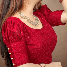 famivista Round Neck Women Blouse-picture-17