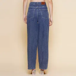 puella Women Flared High Rise Blue Jeans image 5