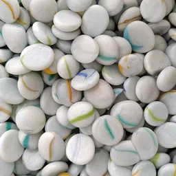 zeinoo Milky White Glass Stones/Pebbles for Home, Garden Decor, Vase Filler Regular Asymmetrical Crystal Pebbles-picture-20