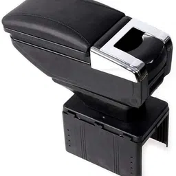oshotto PU Leather AR-01 Car Armrest Console Box For Xylo Black Car Armrest image 2