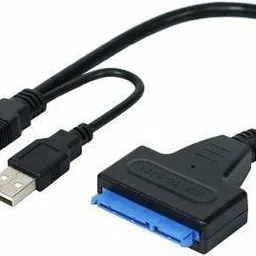 microware Power Cord 0.25 m USB 2.0 to III Adapter Cable with UASP to USB Converter for 2.0" / 2.5" Hard Drives Disk HDD and Solid State Drives SSD USB Adapter-image-86