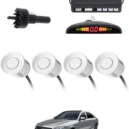 zplus 4White Parking Sensor With LED Display Increased Safety For Car-229 Safety of Passengers/Car One Alarm Kit-1668 Parking Sensor-picture-23