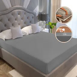 poorak Fitted King Size Waterproof, Breathable, Stretchable Mattress Cover-picture-28