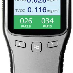 smiledrive Portable Air Quality Pollution Meter with Color Graphic Display-Check PM 2.5/10, TVOC & HCHO levels for Indoor Outdoor Use Digital Multimeter-picture-12