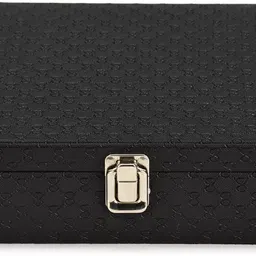 alika Royal Black Watch Case, Watch Organiser for Men`s and Women`s M F Watch Box image 4