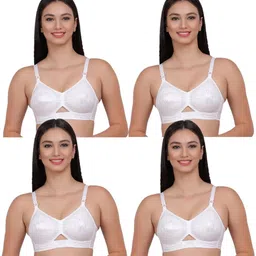 sazebi Pack of 4 Women T-Shirt Non Padded Bra-picture-18