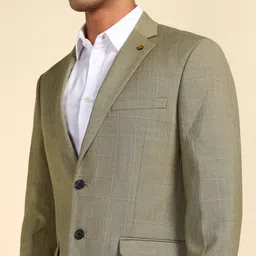 raymond Men SB 2BTN NOTCH LPL SUIT-2PCS CNTP FIT Checkered Suit image 5