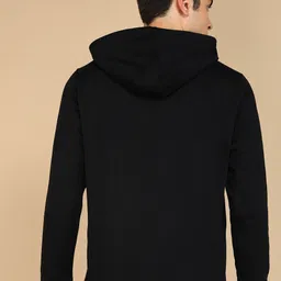 u.s. polo assn. Men Full Sleeve Solid Hooded Sweatshirt image 4
