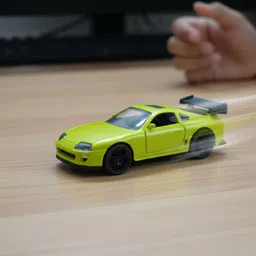 homoze Pull Back Alloy Sports Toy Car | Real Sound, Fast Speed & Durable Die-Cast Model Car Battery Operated Ride On image 5