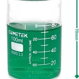cometek 100 ml Low Form Beaker image 2