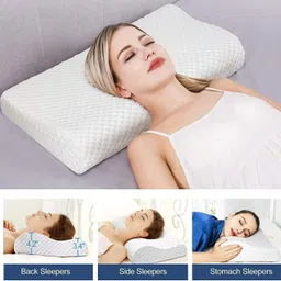 araami ORTHOPEDIC Memory Foam Solid Sleeping Pillow Memory Foam Solid Orthopaedic Pillow Pack of 1 image 4