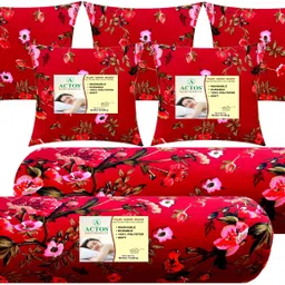 actos Microfibre Floral Bolster Pack of 7-picture-37