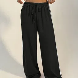 dockstreet Women Solid White Track Pants-picture-20