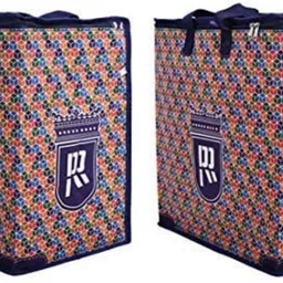 double r bags Reinforced Handles with Multipurpose Clothes Storage Organizer Pack of 2 Grocery Bags-picture-16