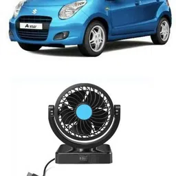 aanjul SINGLE Portable Single Head Car Fan 5V USB 360 Degree Adjustable CC-893 Car Interior Fan image 1
