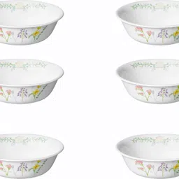 corelle Glass Soup Bowl Asia Collection Blooms 532 ml Soup Bowl Pack Of 6 image 1
