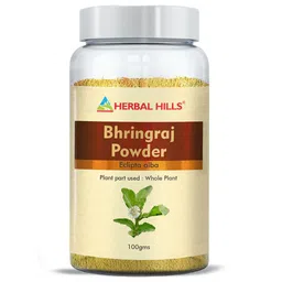 Herbal Hills Bhringhraj Powder Eclipta Alba (100 Gram Pack of 5)-image-4