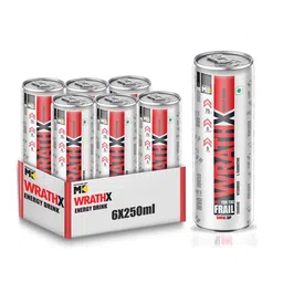 MuscleBlaze WrathX Energy Drink,  250 ml  Sinful Sip (Pack of 6) -picture-13
