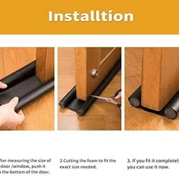 dconmax Bottom Door Sealing Strip Guard for Home | Waterproof Door Stoppers | Door Seal | Door Closers | Sound-Proof Reduce Noise Energy Saving Weather Stripping 5 (39 inch) (Pack of 1) image 3