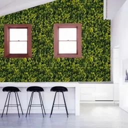 elen Green PVC Vertical Artificial Wall Mat image 1