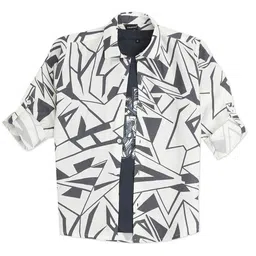 CHARCHIT Boy Printed Relaxed Fit Casual Shirt-picture-12
