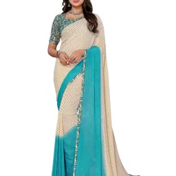 Moda Rapido Floral Poly Georgette Saree-picture-29