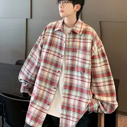 StyleCast x Revolte Men Buffalo Checks Opaque Checked Casual Shirt-image-3