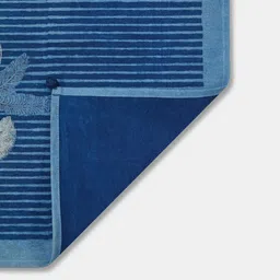 Fabindia Nayantara Blue & Grey 6 Pieces Printed Cotton Rectangle Table Placements image 2