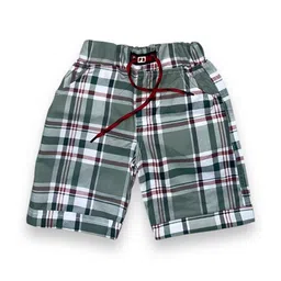 FLUEMART Boys Checked Shirt with Shorts image 4