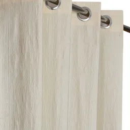GEET CREATIONS Cream-Coloured Set of 2 Room Darkening Door Curtain-picture-15