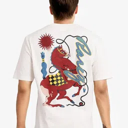 RARE RABBIT Men Raw Edge T-shirt image 1