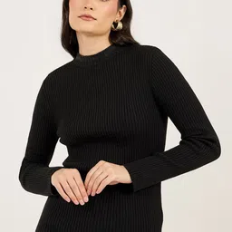 Styli Women Ribbed Pullover-picture-15