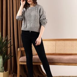 Stylecast X Kotty Women Cable Knit Pullover-picture-40