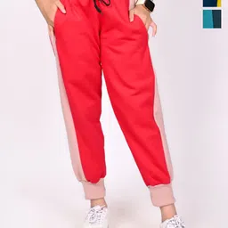 BAESD Girls Mid-Rise Joggers Solid Track Pants Pack Of 3-picture-45