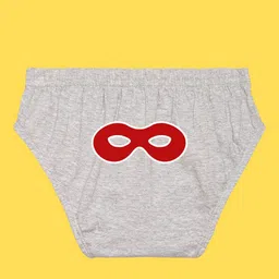 NUSYL Boys Pack Of 5 Champion Crew Printed Pure Cotton Basic Briefs NUBCBRFPO5.0072 image 3