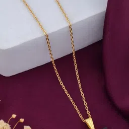 SZN Brass Gold-Plated Necklace image 2