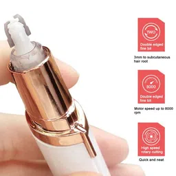 TRENDZIE SKIN CARE Portable Electronic Eyebrow Trimmer For Nose, Ear & Eyebrow image 2