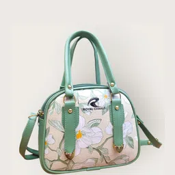ROYAL CHAALS Women Floral Structured Handheld Bag-picture-15