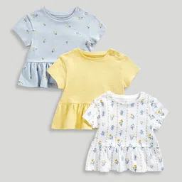 mothercare Girls 3 Printed T-shirt-image-66