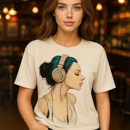 CORSICA Women Printed Bio Finish T-shirt-picture-15