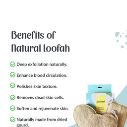 awenest Set Of 3 Gentle Natural Loofahs image 4