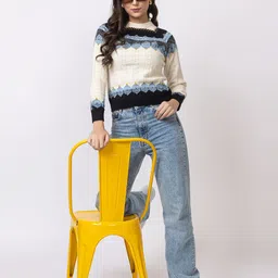 GFO Women Solid Woollen Sweaters-image-59