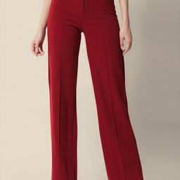 Dream Beauty Fashion Women Straight Fit High-Rise Easy Wash Pleated Trousers-picture-9