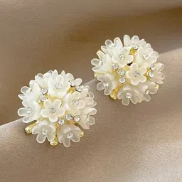 Estailo fashion Floral Studs Earrings-picture-34