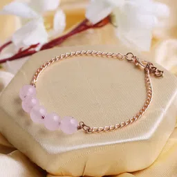 Shubhanjali Quartz Beaded Link Bracelet-picture-22